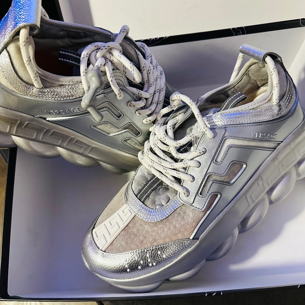 Mens Versace Chain Reaction Sneakers